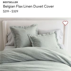 Pottery Barn Duvet Cover and shams-Queen